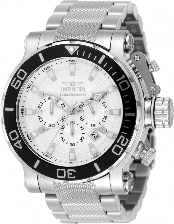 Invicta Men's 50235 Coalition Forces Quartz VD53 Silver Dial Watch