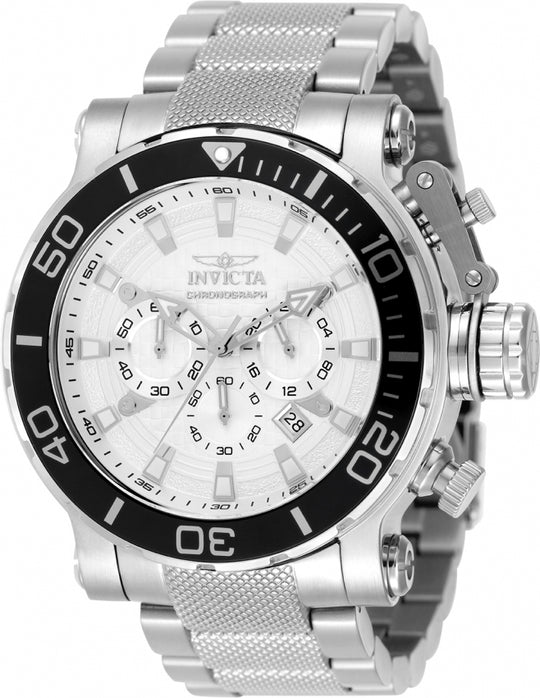 Invicta Men's 50235 Coalition Forces Quartz VD53 Silver Dial Watch