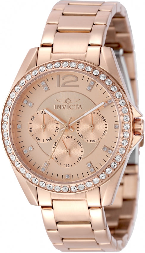 InvictaWomen's 50111 Angel Quartz VH63 Rose Gold Dial Watch