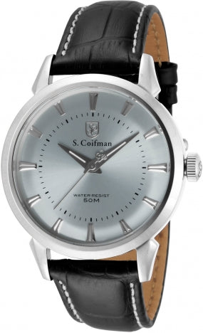 S.Coifman  Men's SC0282 Quartz Silver Dial Watch