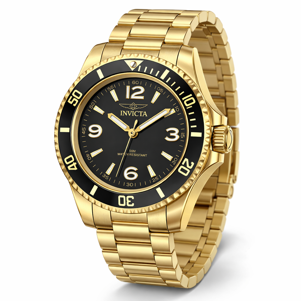 Invicta Men's 69475 Specialty Quartz PC21S Black Dial Watch