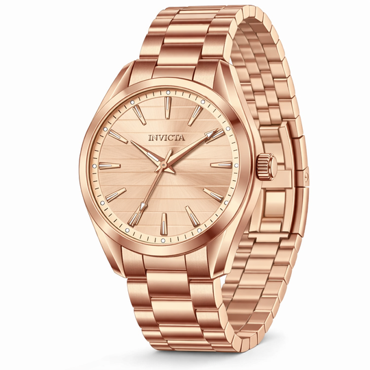 Invicta Men's 69196 Celestial Quartz PC21S Rose Gold Dial Watch