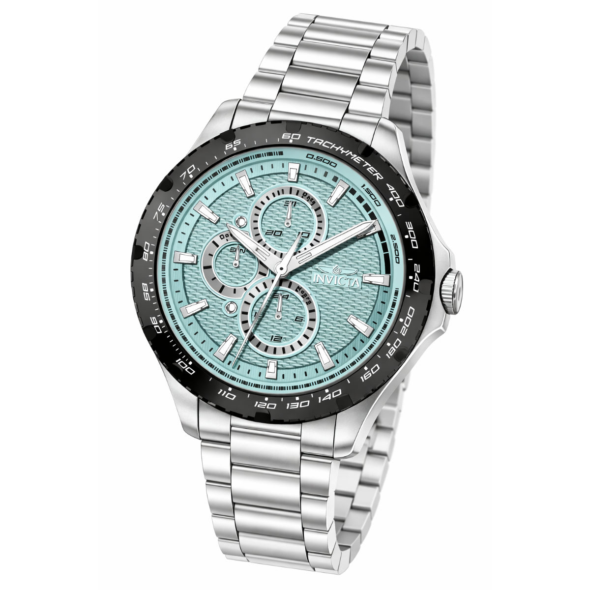Invicta Men's 50104 Aviator Quartz VH67 Light Blue Dial Watch