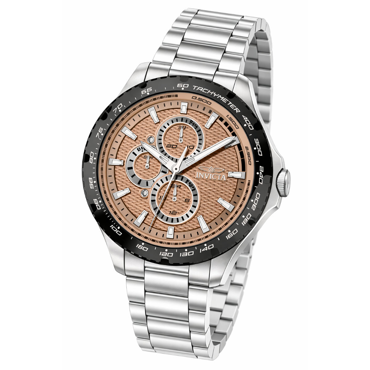 Invicta Men's 50102 Aviator Quartz VH67 Pink Dial Watch