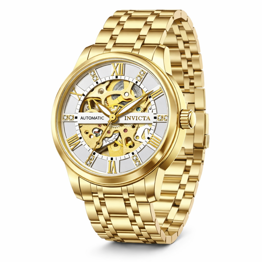 Invicta Men's 69116 Objet D Art Automatic LG0801B Silver Dial Watch
