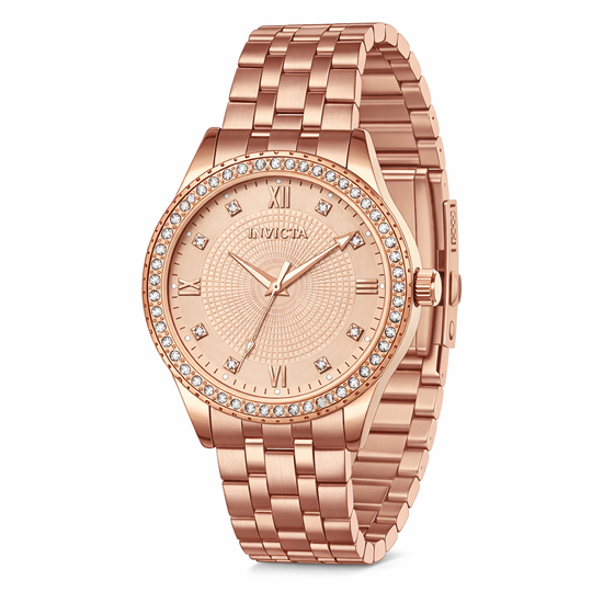 Invicta Women's 69221 Specialty Quartz PC21S Rose Gold Dial Watch