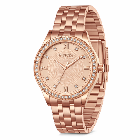 Invicta Women's 69221 Specialty Quartz PC21S Rose Gold Dial Watch