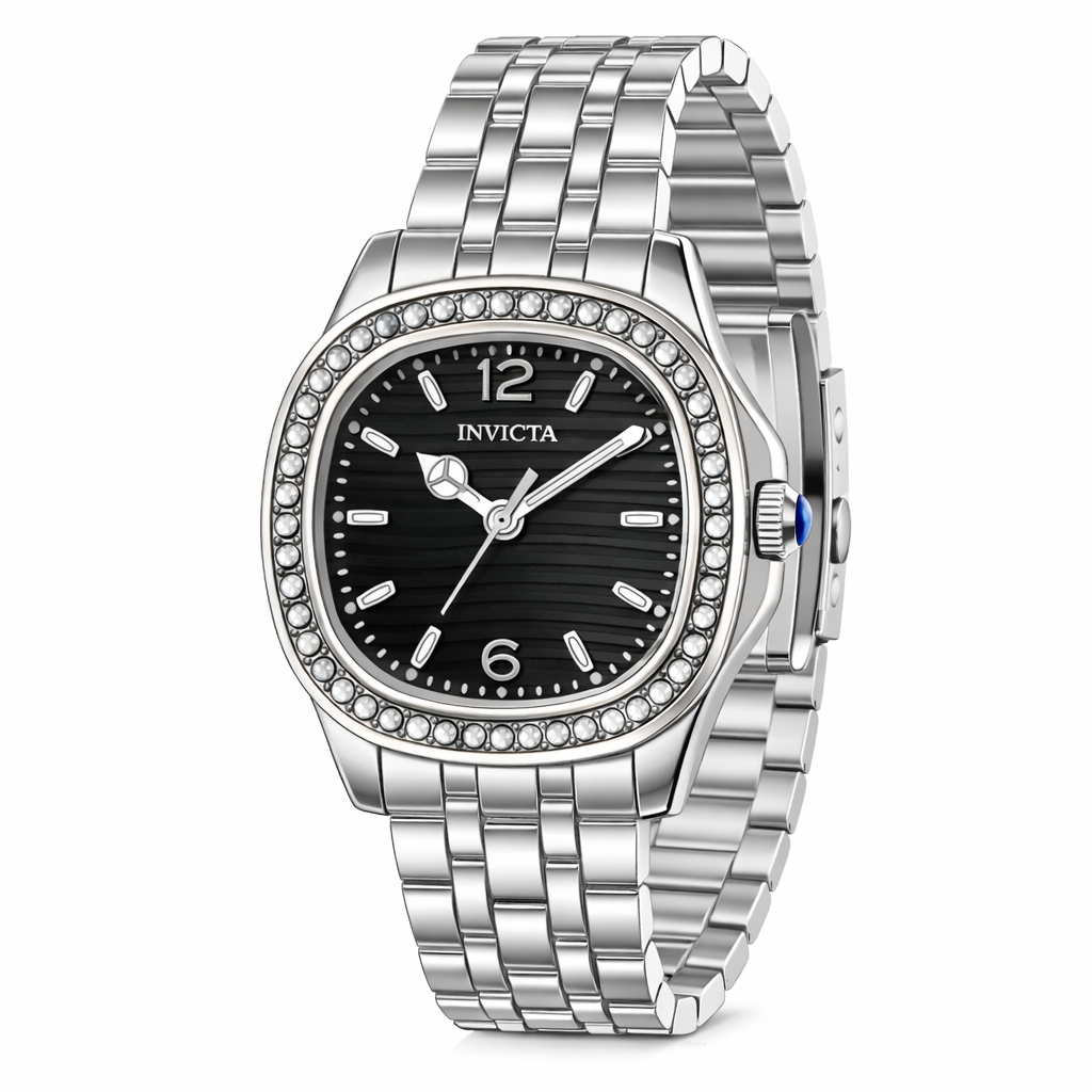 Invicta Women's 69391 Wildflower Quartz PC21S Black Dial Watch