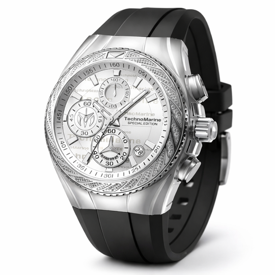 Technomarine Men's TM-125014 Cruise Quartz VD57 Silver Dial Watch