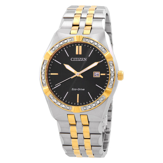 Citizen Corso  Men's Gold-Silver Two tone Bracelet Quartz Watch - BM7644-51E