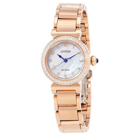 Citizen L Mae Women's Gold-tone Bracelet Quartz Watch - EM1123-89D