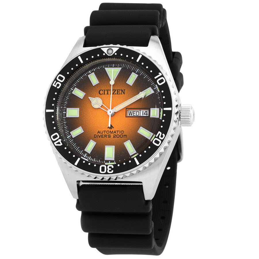 Citizen Promaster Diver Men's Black Strap Automatic Watch - NY0120-01Z