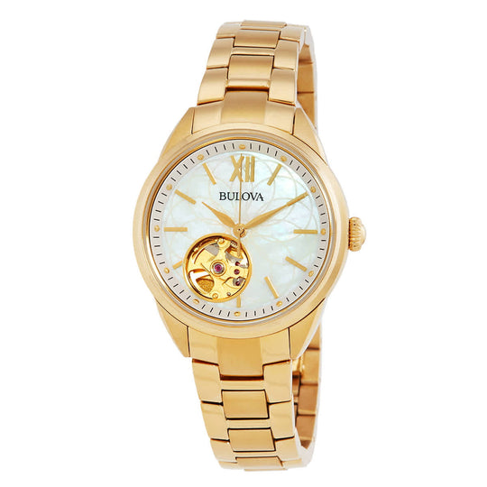 Bulova Sutton  Women's Gold-tone Bracelet Quartz Watch - 97L172