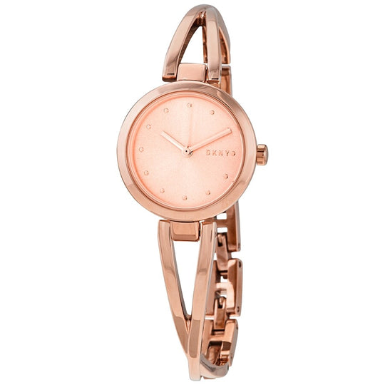 DKNY Crosswalk Women's Rose Gold-tone Bracelet Quartz Watch - NY2812