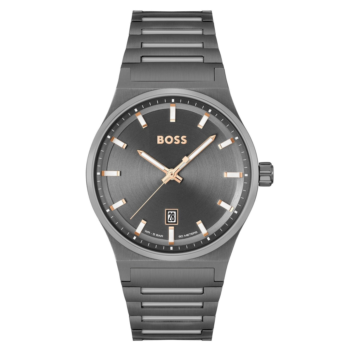 Hugo Boss Candor Men's Grey Bracelet Quartz Watch - 1514078
