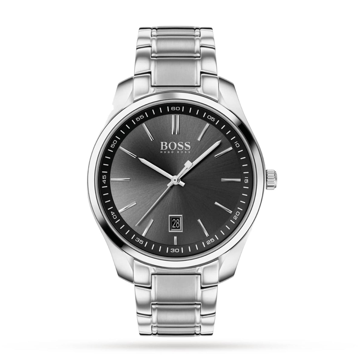 Hugo Boss Circuit Collection Men's Silver-tone Bracelet Quartz Watch - 1513730