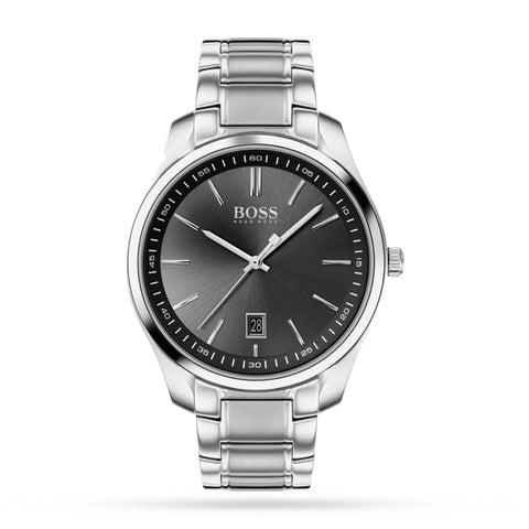 Hugo Boss Circuit Collection Men's Silver-tone Bracelet Quartz Watch - 1513730