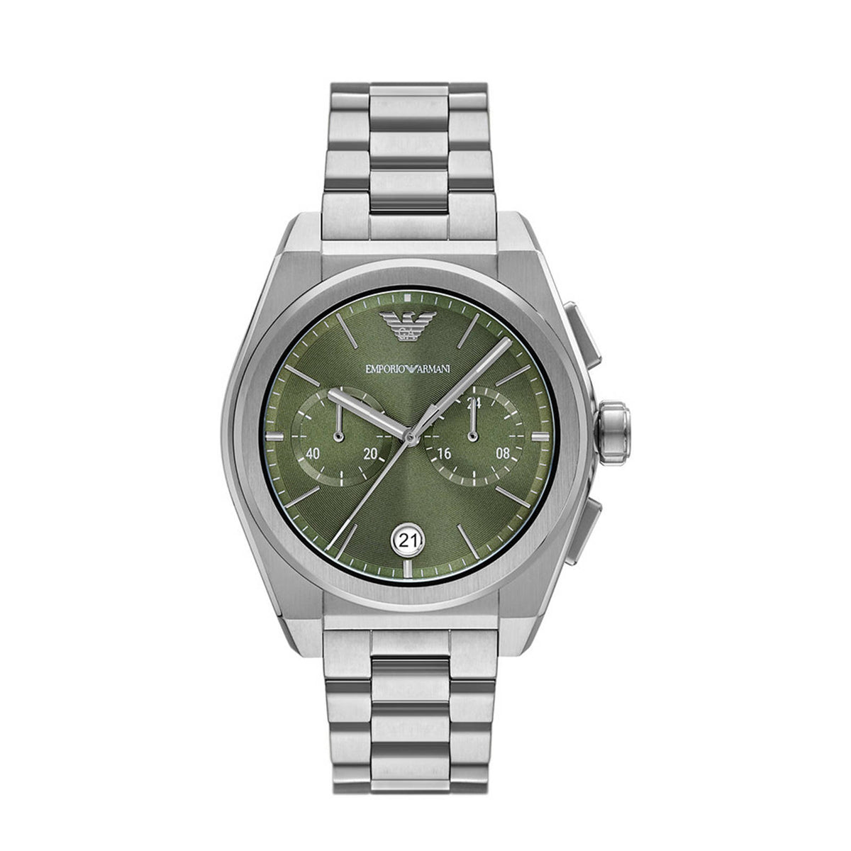 Emporio Armani Federico Men's Silver-tone Bracelet Quartz Watch - AR11640