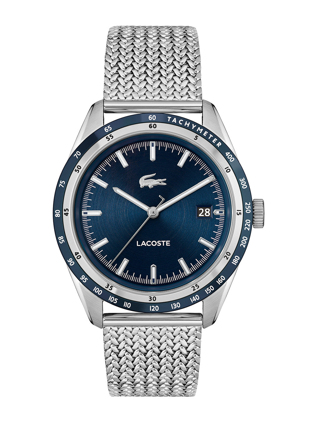 Lacoste Everett Men's Silver-tone Bracelet Quartz Watch - 2011294