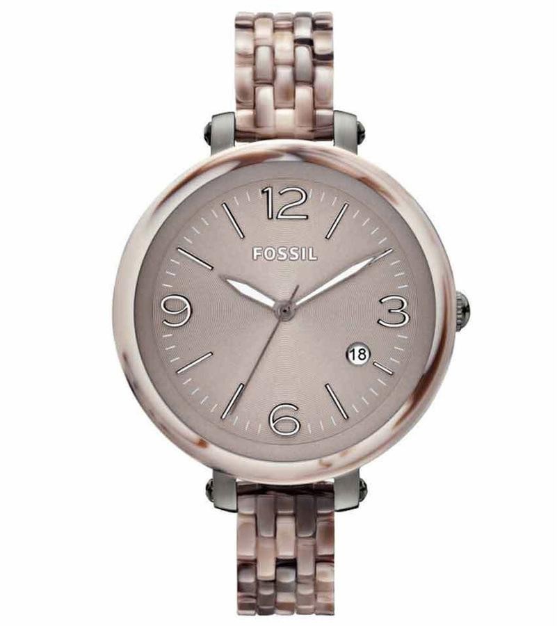 Fossil Heather Women's Gray Strap Quartz Watch - JR1405