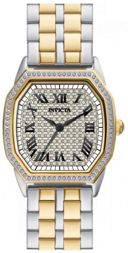 Invicta Women's 50080 Wildflower Quartz PC21J Silver Dial Watch
