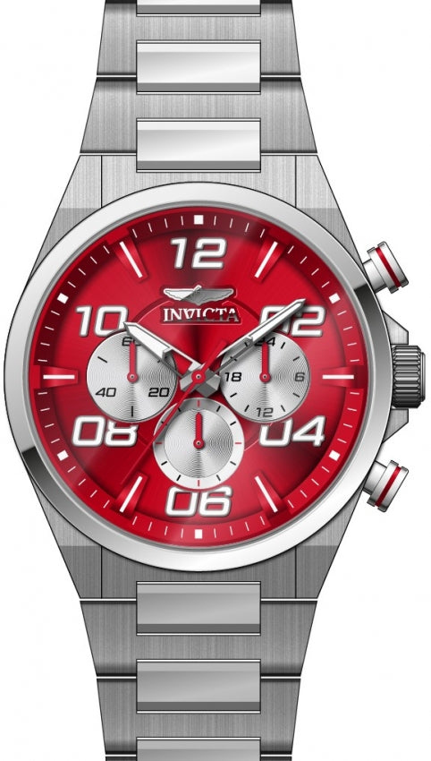 Invicta Men's 50426 Speedway Quartz VD54 Red Dial Watch