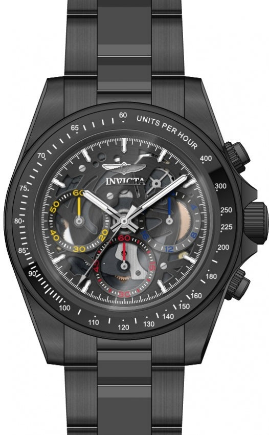 Invicta Men's 50273 Speedway Quartz VD54 Black Dial Watch