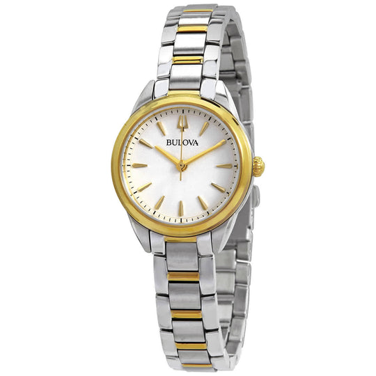 Bulova Classic Women's Gold-Silver Two tone Bracelet Quartz Watch - 98L277