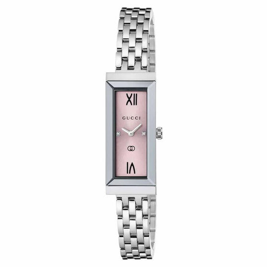 Gucci G-Frame Women's Silver Bracelet Quartz Watch - YA127516