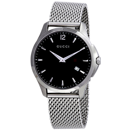 Gucci G-Timeless Men's Silver-tone Bracelet Quartz Watch - YA126308