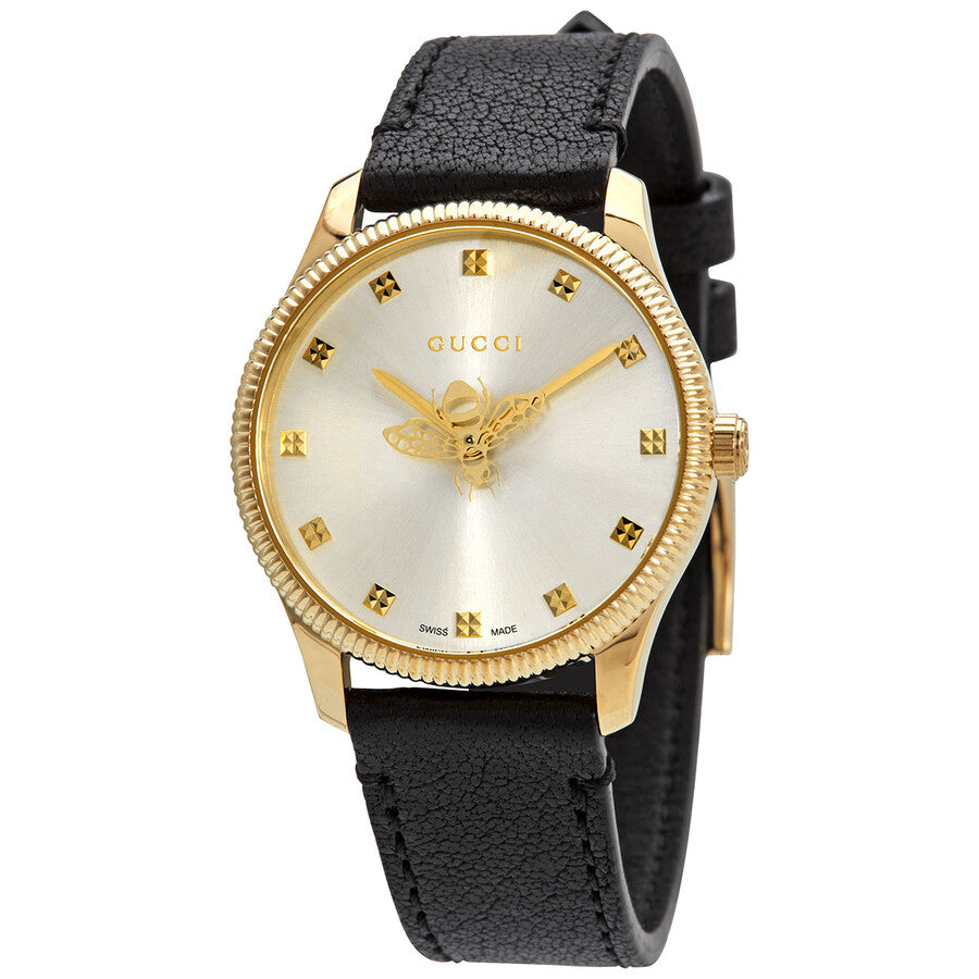 Gucci G-Timeless Women's Black Strap Quartz Watch - YA1265023