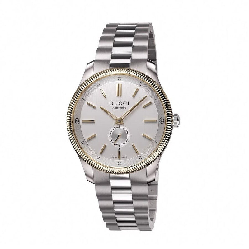 Gucci G-Timeless Men's Silver Bracelet Automatic Watch - YA126390