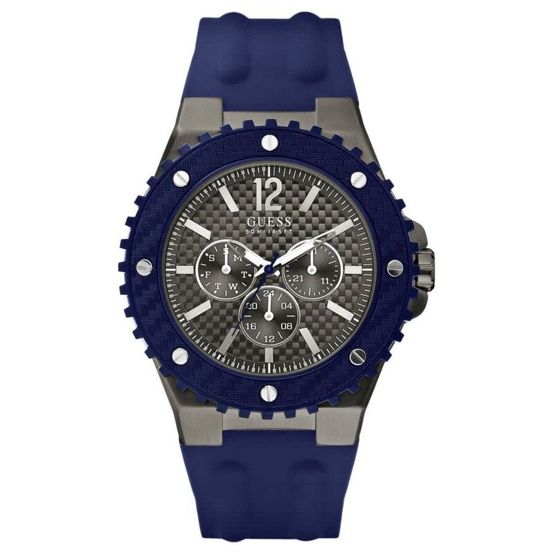 Guess OverDrive Men's Blue Strap Quartz Watch - W11619G2