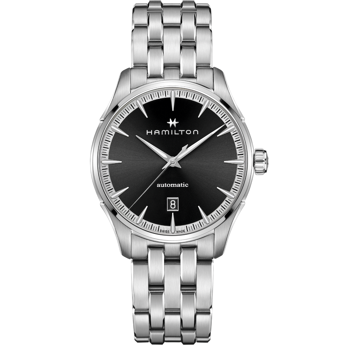 Hamilton Jazzmaster Auto Men's Silver Bracelet Automatic Watch - H32475130