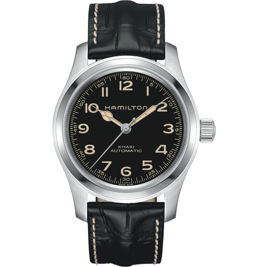 Hamilton Khaki Field Murph Auto Men's Black Strap Automatic Watch - H70605731