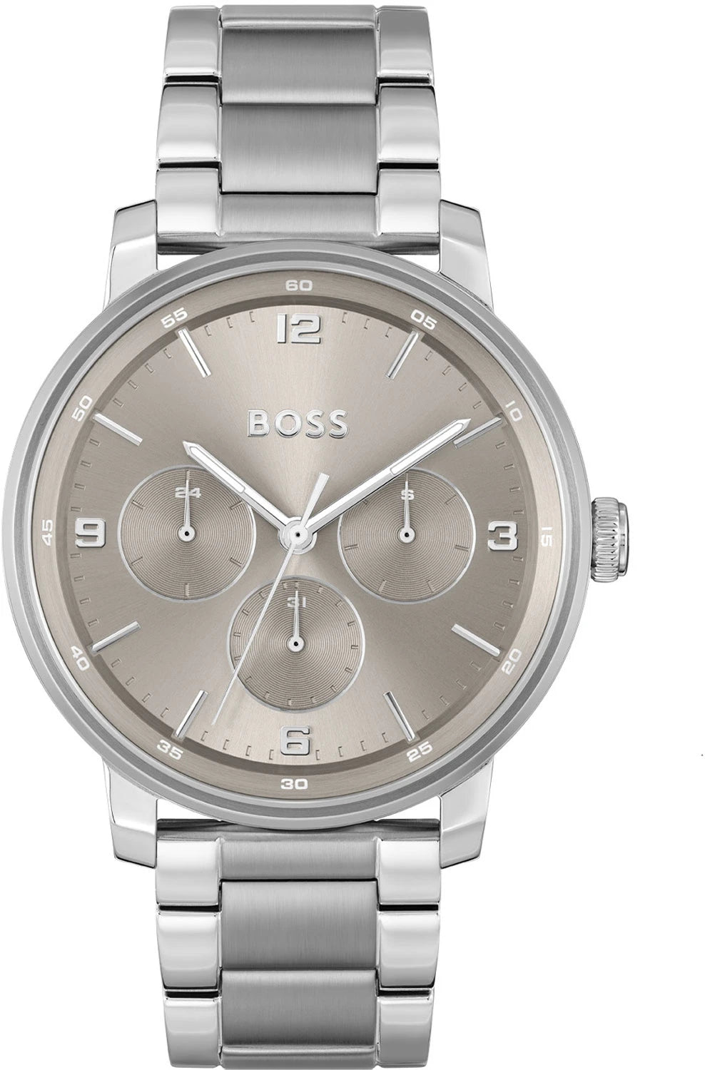 Hugo Boss Contender Men's Silver-tone Bracelet Quartz Watch - 1514127