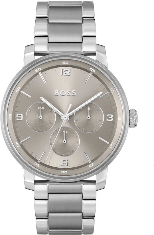 Hugo Boss Contender Men's Silver-tone Bracelet Quartz Watch - 1514127