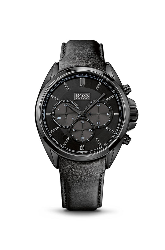 Hugo Boss Driver Men's Black Strap Quartz Watch - 1513061