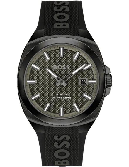 Hugo Boss Walker Men's Black Strap Quartz Watch - 1514140