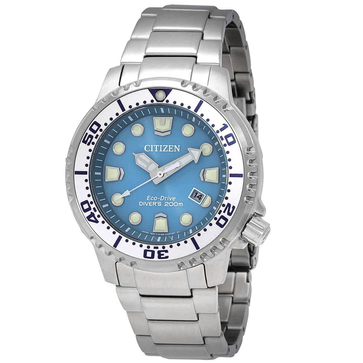 Citizen Promaster Dive Men's Silver-tone Bracelet Quartz Watch - BN0165-55L
