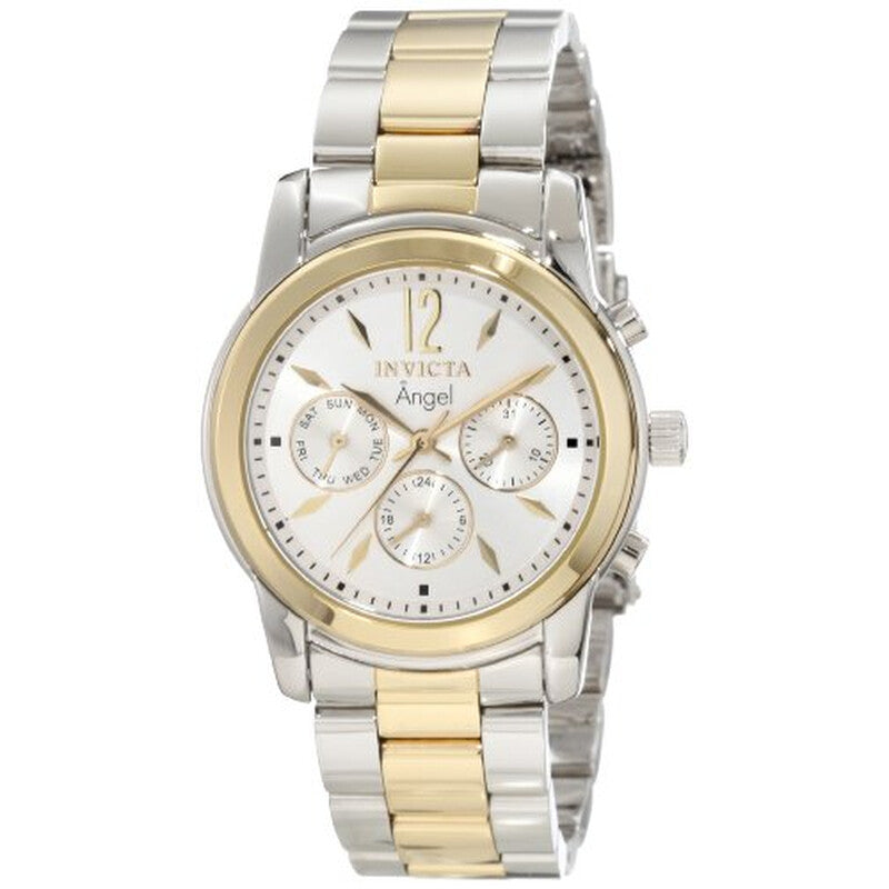 Invicta Women's 11735 Angel Quartz 3 Hand Silver Dial Watch