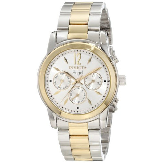 Invicta Women's 11735 Angel Quartz 3 Hand Silver Dial Watch