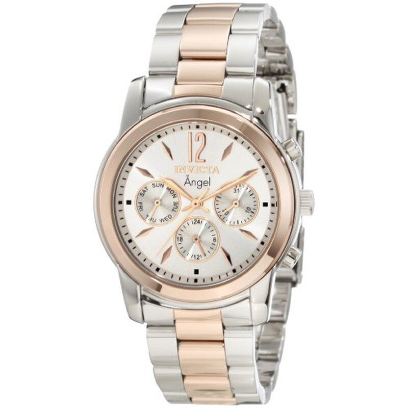 Invicta Lady 11736 Angel  Quartz 3 Hand Silver Dial Watch