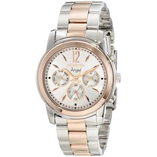 Invicta Lady 11736 Angel  Quartz 3 Hand Silver Dial Watch