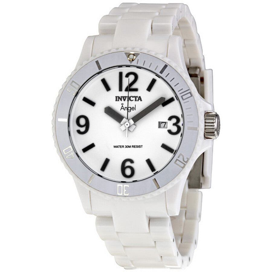 Invicta Women's 1207 Angel Quartz White Dial Watch