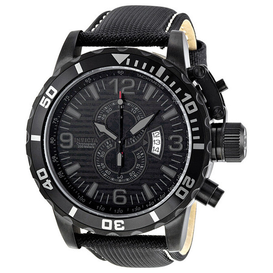 Invicta Men's 11179 Corduba Quartz Chronograph Black Dial Watch