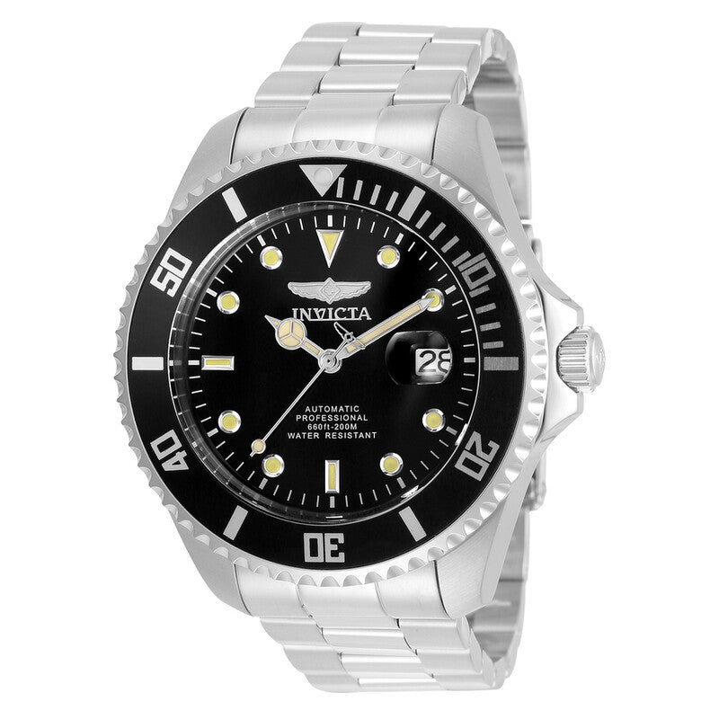 Invicta Men's 35717 Pro Diver Automatic 3 Hand Black Dial Watch