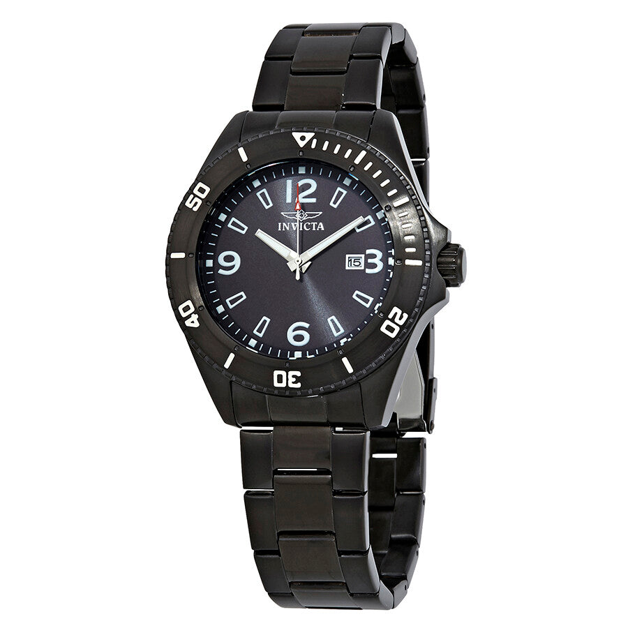 Invicta Men's 16333 Pro Diver Quartz Charcoal Dial Watch