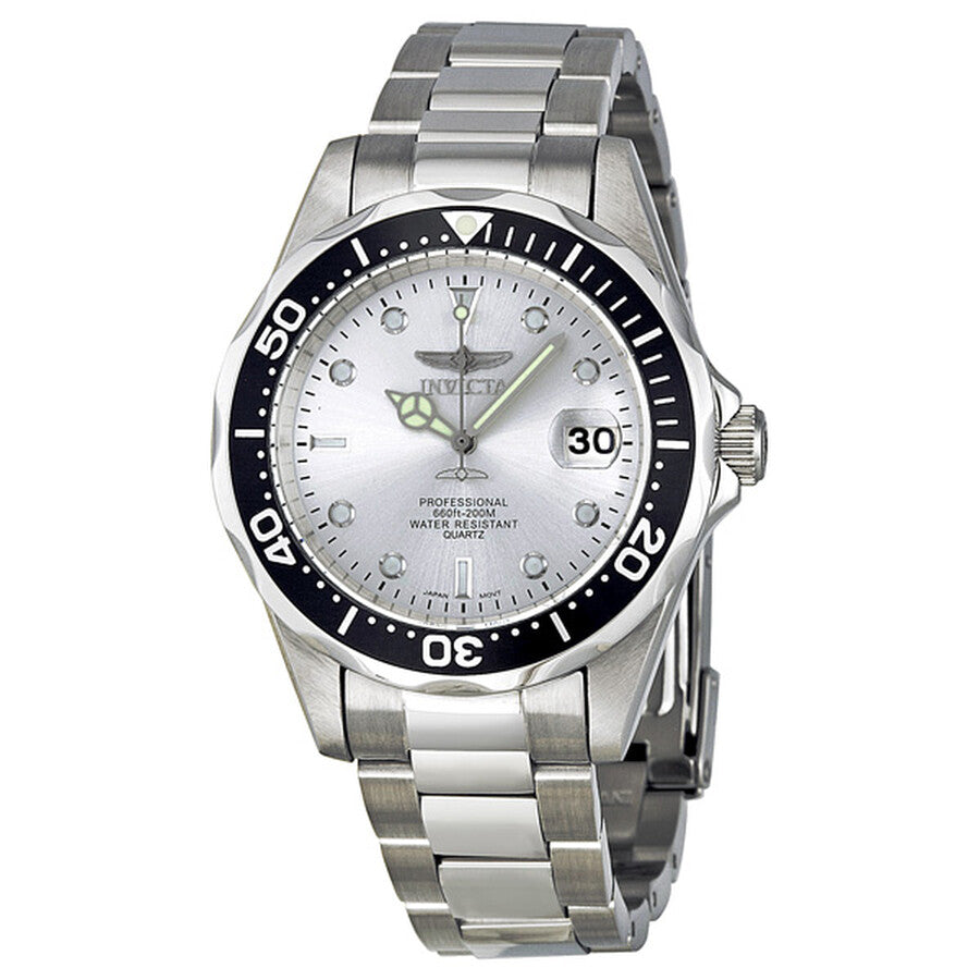 Invicta Men's 10662 Pro Diver  Quartz Silver Dial Watch