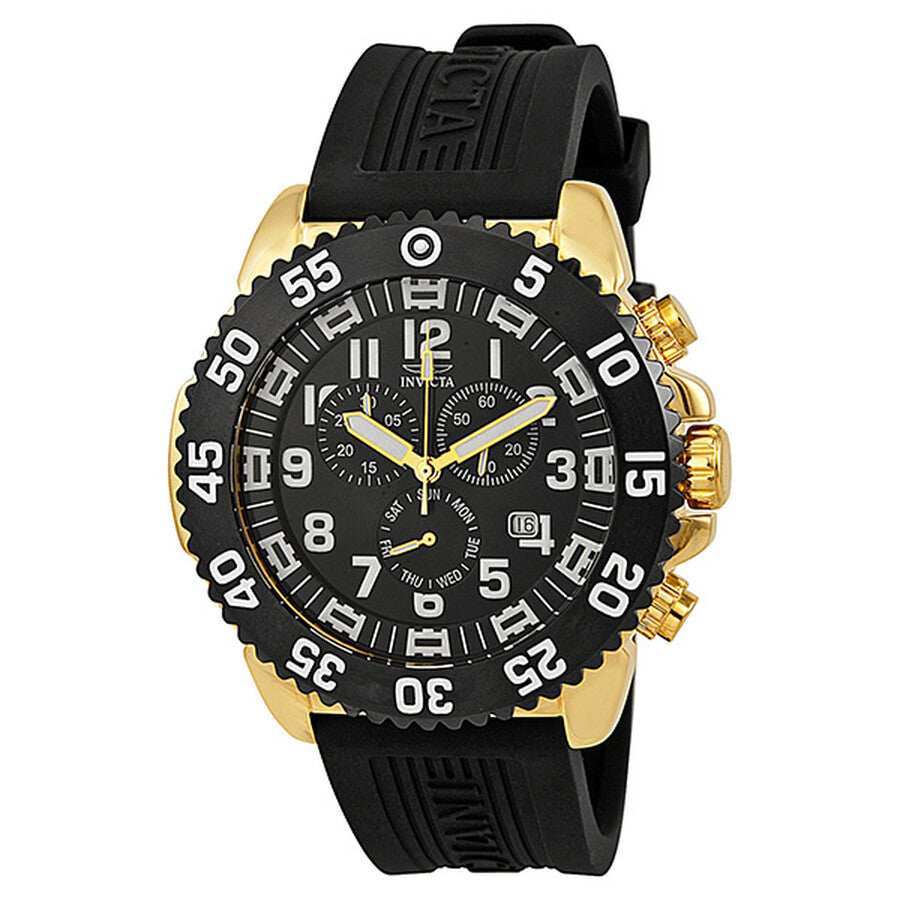 Invicta Men's 12531 Pro Diver Quartz Chronograph Black Dial Watch